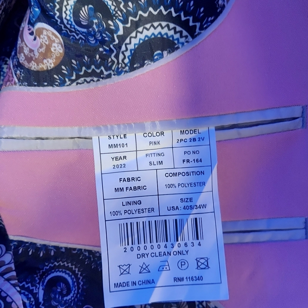 Mens suit jacket